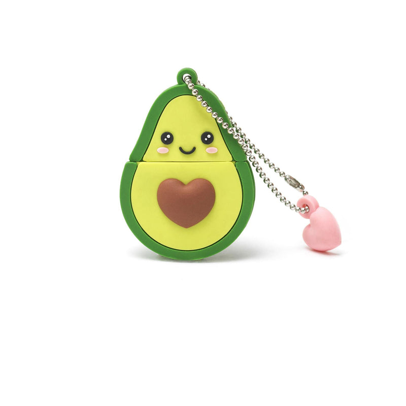 Legami - USB 3.0 stick, 32 GB, ultra fast, Soft PVC coating, 4x4.8 cm, Avocado Theme
