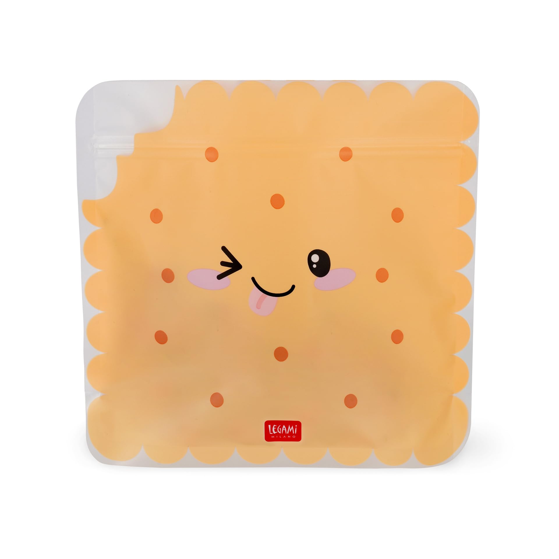 Legami Set di 3 Buste per Alimenti, 3 Diverse Misure S, M, L, Sacchetti Richiudibili, Riutilizzabili, Lavabili in Lavastoviglie, Snack Bags Pratici