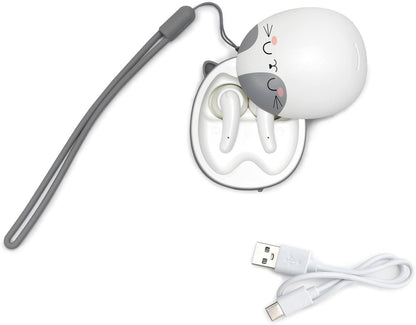 LEGAMI - Bluetooth Headset, Wireless Headphones, 5 Hours Playback, Automatic iOS and Android Connection, Integrated Dual Microphone, Touch Sensor, Charging Cable Included, 5.5 x 6 cm