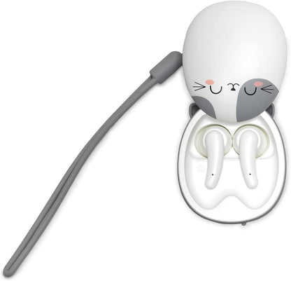 LEGAMI - Bluetooth Headset, Wireless Headphones, 5 Hours Playback, Automatic iOS and Android Connection, Integrated Dual Microphone, Touch Sensor, Charging Cable Included, 5.5 x 6 cm