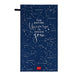 LEGAMI - Stars Theme Fitness Towel, Microfibre Gym Towel, Compact, Quick Drying, Ultra Absorbent, Ultra Light, Blue, 45 x 80 cm