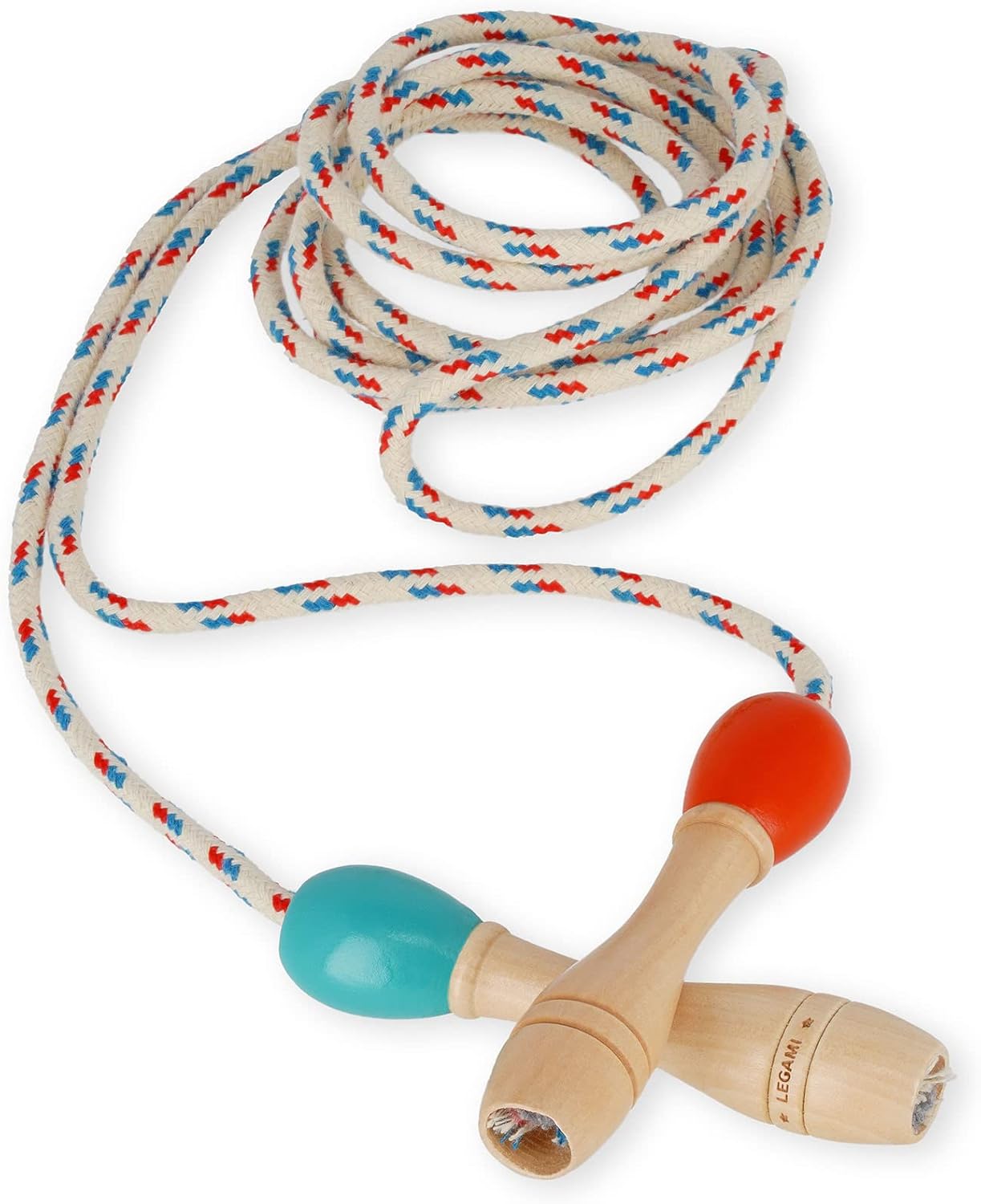 Legami - Skipping rope, Wooden handles, Adjustable rope, L 300 cm