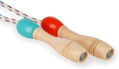 Legami - Skipping rope, Wooden handles, Adjustable rope, L 300 cm