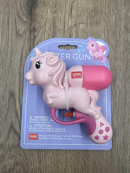 Legami - 50ml Kids Water Gun for Outdoor Play 13.5 x 17 cm Unicorn Theme