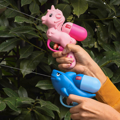Legami - 50ml Kids Water Gun for Outdoor Play 13.5 x 17 cm Unicorn Theme