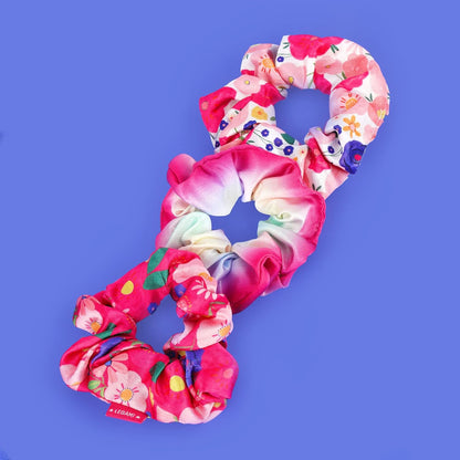 Legami Set Of 3 Hair Scrunchies - Hair We Are! - Flowers