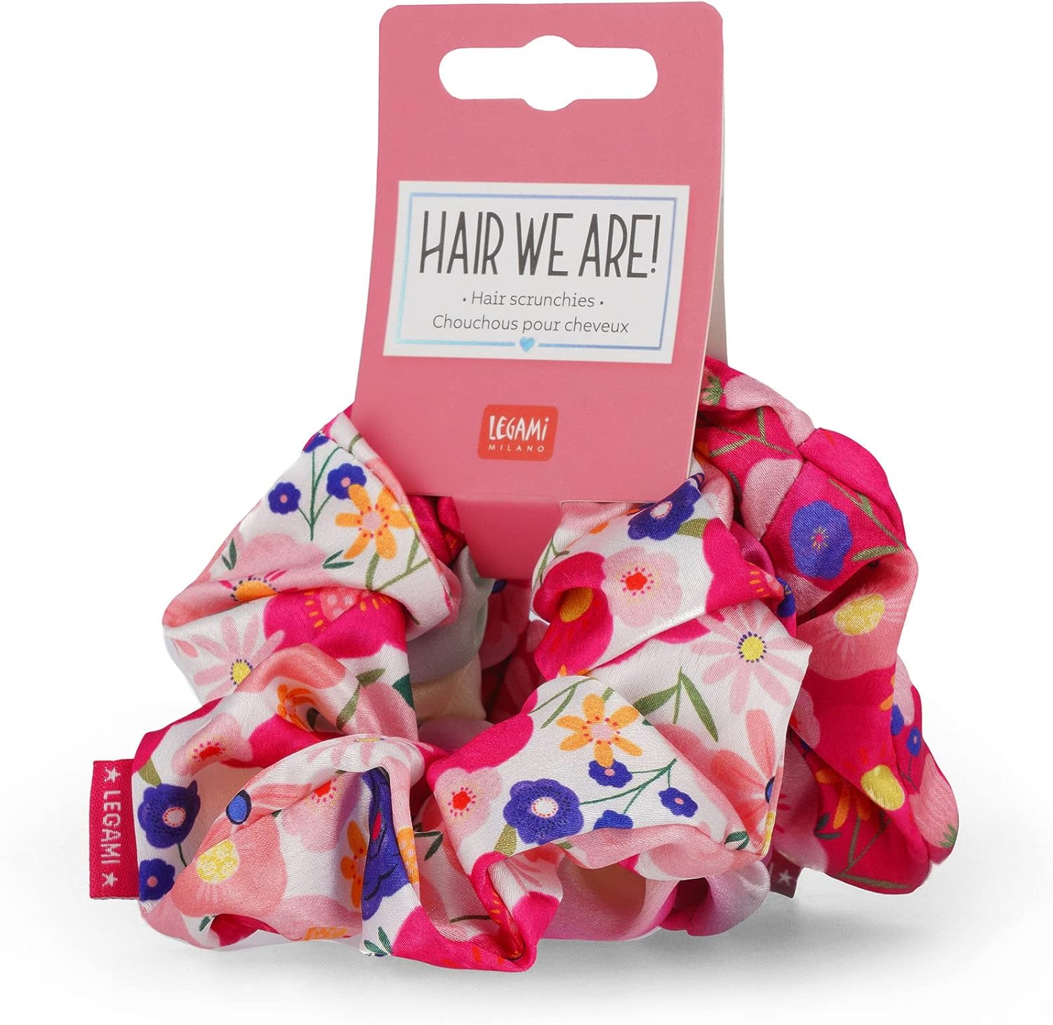 Legami Set Of 3 Hair Scrunchies - Hair We Are! - Flowers