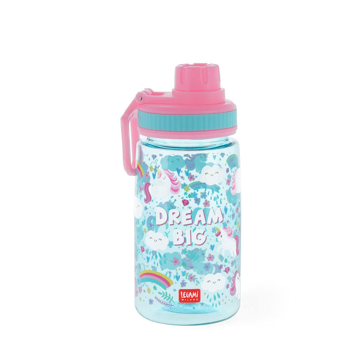 Legami - Borraccia per bambini, Leggera, Chiusura ermetica, Senza BPA, 400 ml, Tema