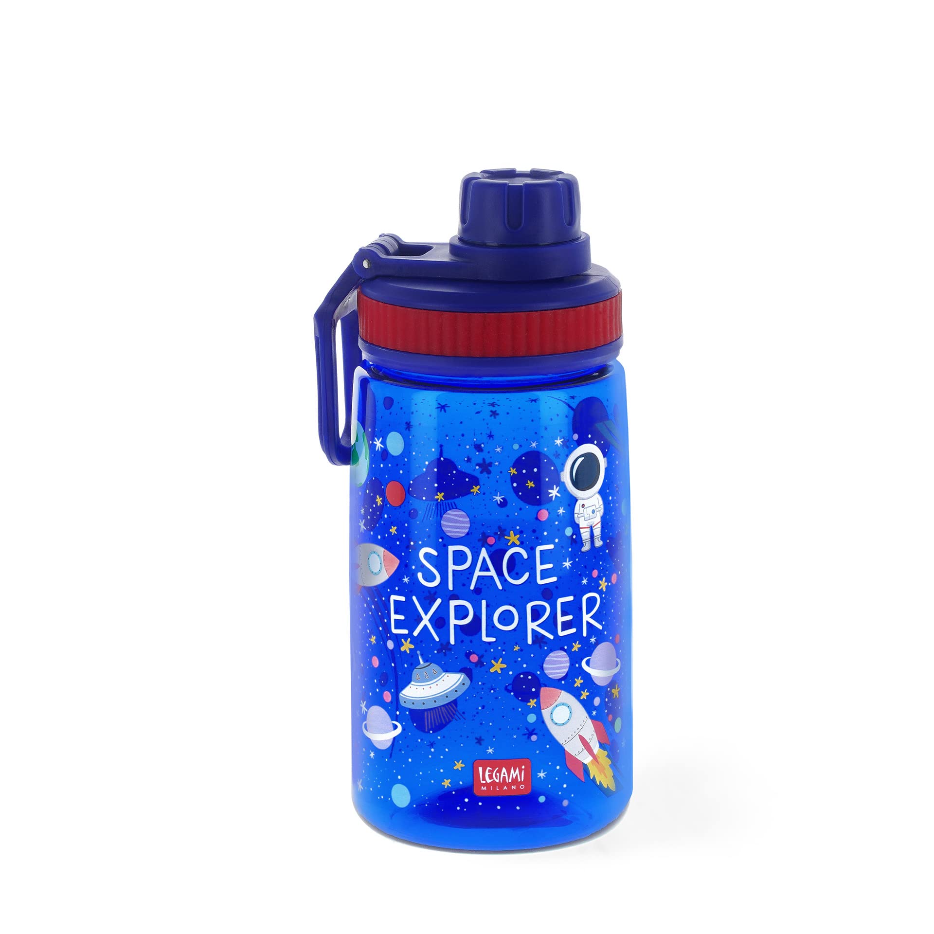 Legami - Borraccia per bambini, Leggera, Chiusura ermetica, Senza BPA, 400 ml, Tema