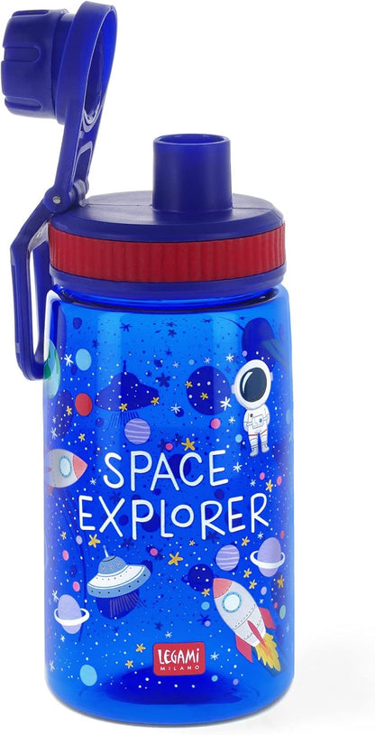 Legami - Borraccia per bambini, Leggera, Chiusura ermetica, Senza BPA, 400 ml, Tema