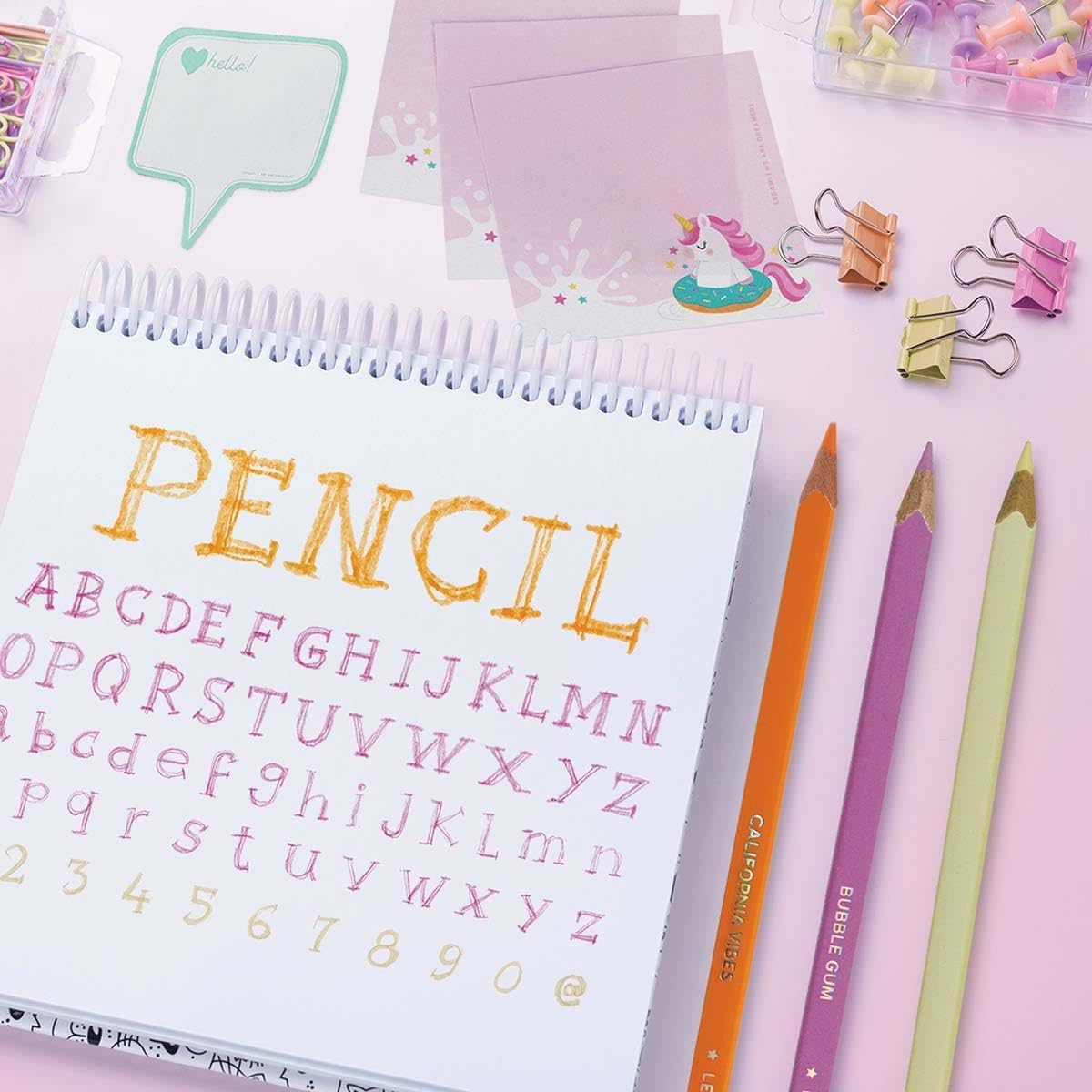 Legami - Set of 12 Coloured Pencils, Soft and Durable Lead, Excellent Temperability, Case Included, 0.2 x 6 inches, Sunset Palette