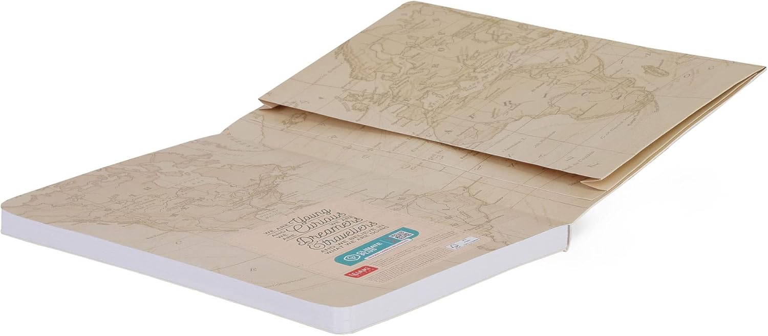 Legami - Cuaderno de rayas mediano, 164 páginas, bolsillo final, últimas 24 páginas desmontables, elástico de cierre, esquinas redondeadas, papel certificado FSC®, 13 x 21 cm, tema