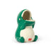 Legami Ceramic Pen Holder, Desk Friends, 12 x 9.7 cm, Dino Theme, for Desk, Hand Painted