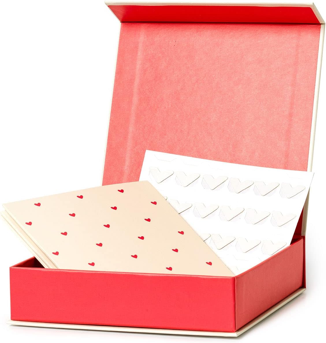 Legami - Keepsake Box, Every Moment Counts, 16.5x4.3cm, Durable Cardboard Casket, Contains an Accordion Folded Album, Magnetic Closure, for Photos (9x11cm) and Small Items