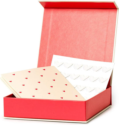 Legami - Keepsake Box, Every Moment Counts, 16.5x4.3cm, Durable Cardboard Casket, Contains an Accordion Folded Album, Magnetic Closure, for Photos (9x11cm) and Small Items