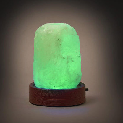 Legami - Himalayan Salt Lamp, Mini, Ø 7 cm, 300/400 g, Chromotherapy, Natural Shape, Luminous Effect, Batteries Not Included, Handmade
