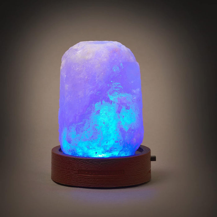 Legami - Himalayan Salt Lamp, Mini, Ø 7 cm, 300/400 g, Chromotherapy, Natural Shape, Luminous Effect, Batteries Not Included, Handmade