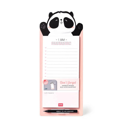 LEGAMI Don't Forget Panda Magnetic Notepad 11 x 28 cm