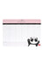 Legami - Muismat van papier en notitieblok, 25 x 17 cm, 55 afneembare vellen, FSC-gecertificeerd papier, Made in Italy, Panda