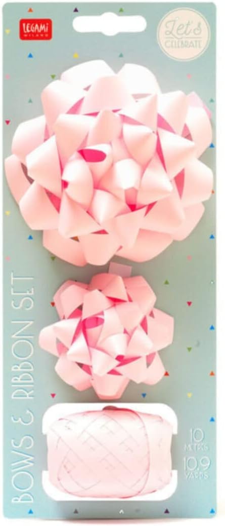 BOWS & RIBBON SET - PINK
