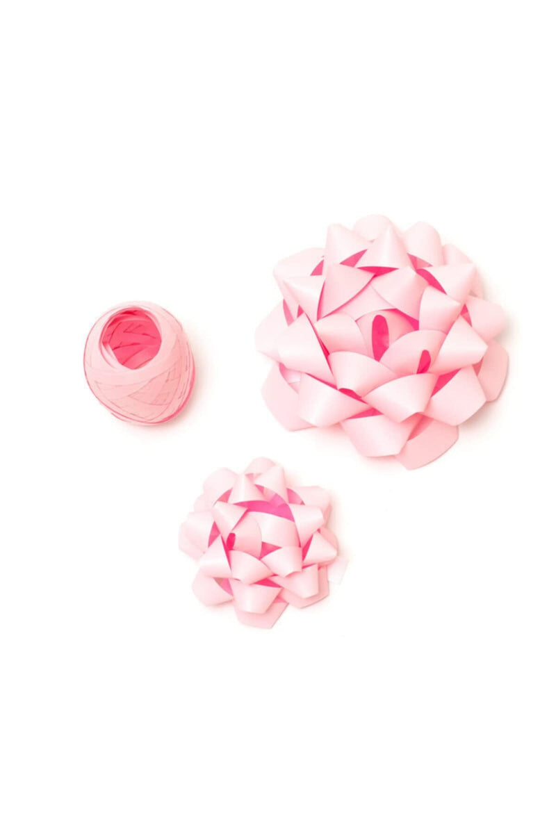 BOWS & RIBBON SET - PINK