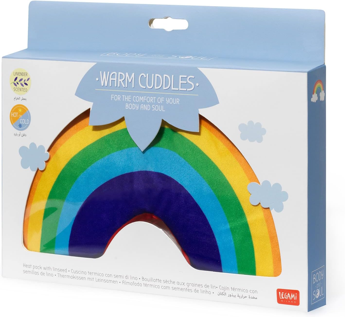 Legami Warm Cuddels - Heat Pack - Rainbow