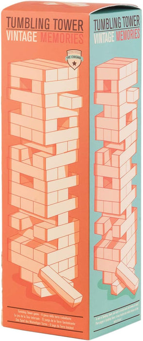 Legami - Gioco della Torre traballante, con 48 Mattoncini in Legno, 7,4x23,3 cm