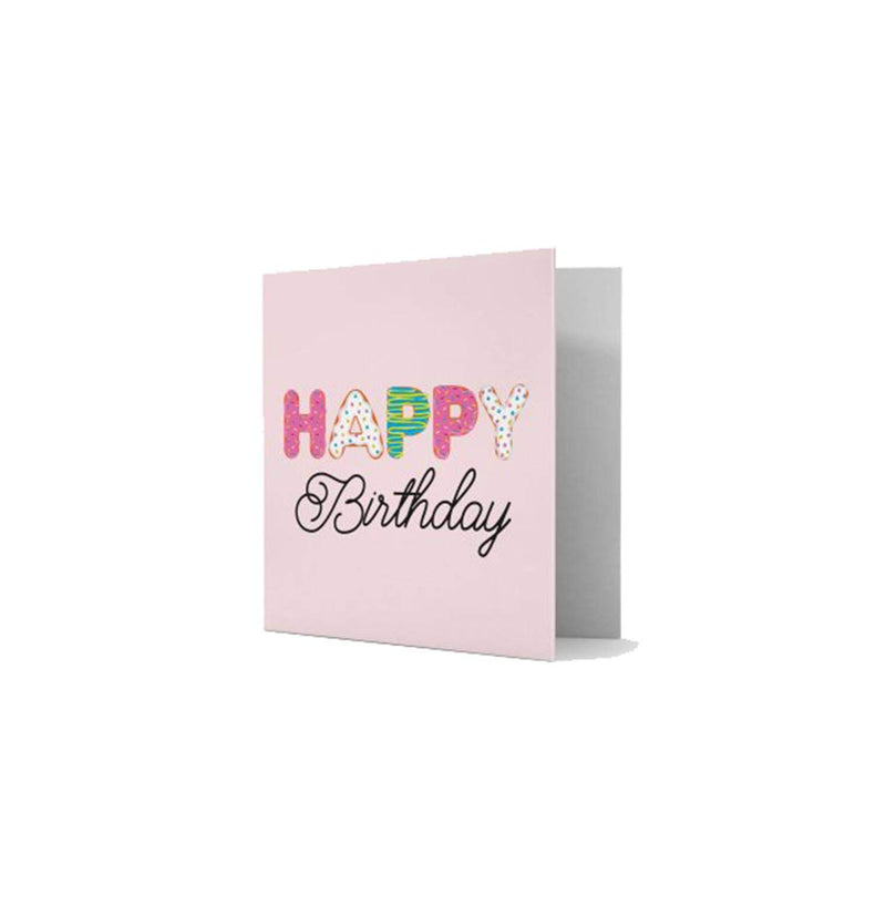 Tarjeta de felicitación con texto Ciambellosa (7 x 7 cm
