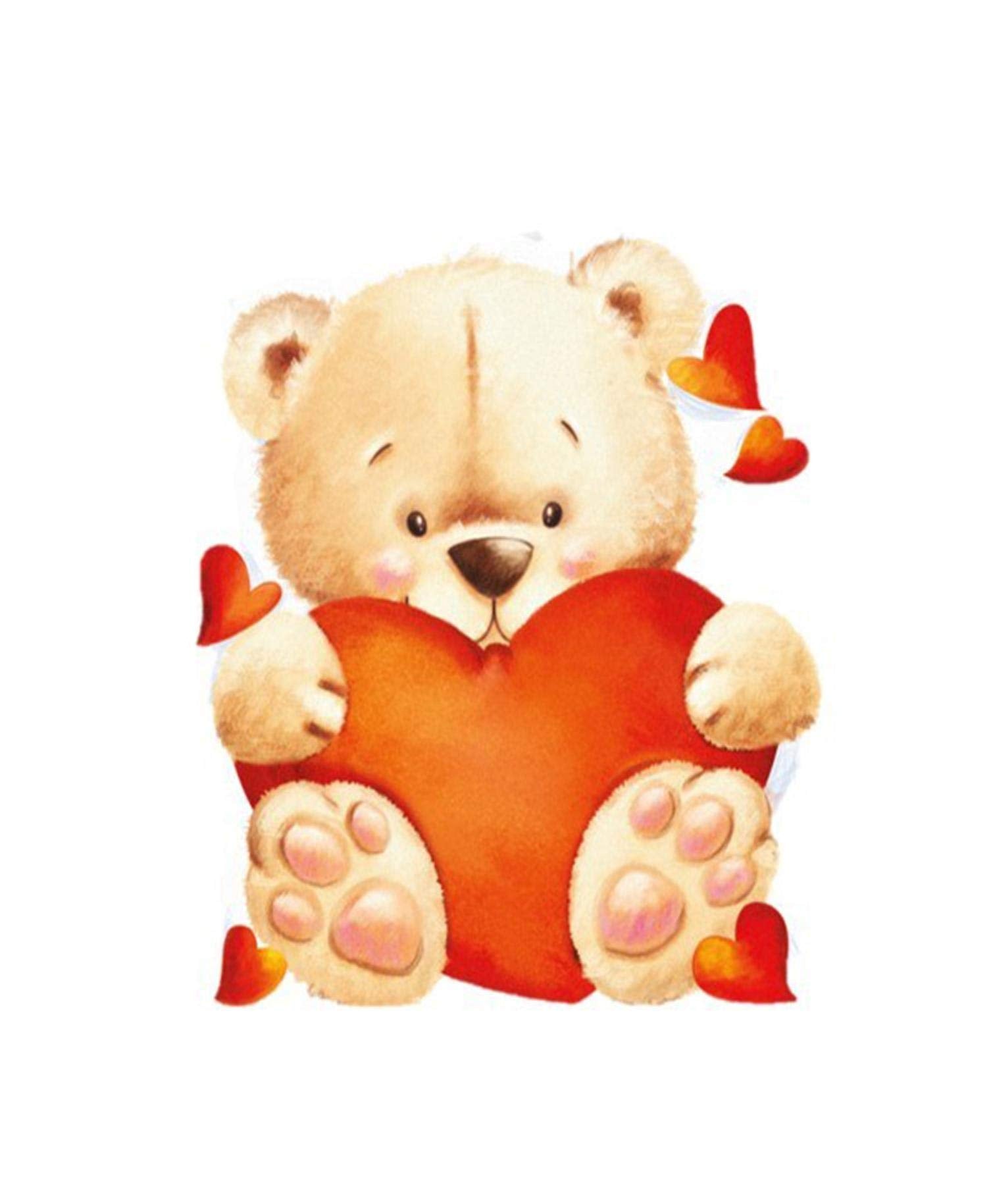 Romance Bear Card 7 x 7 cm
