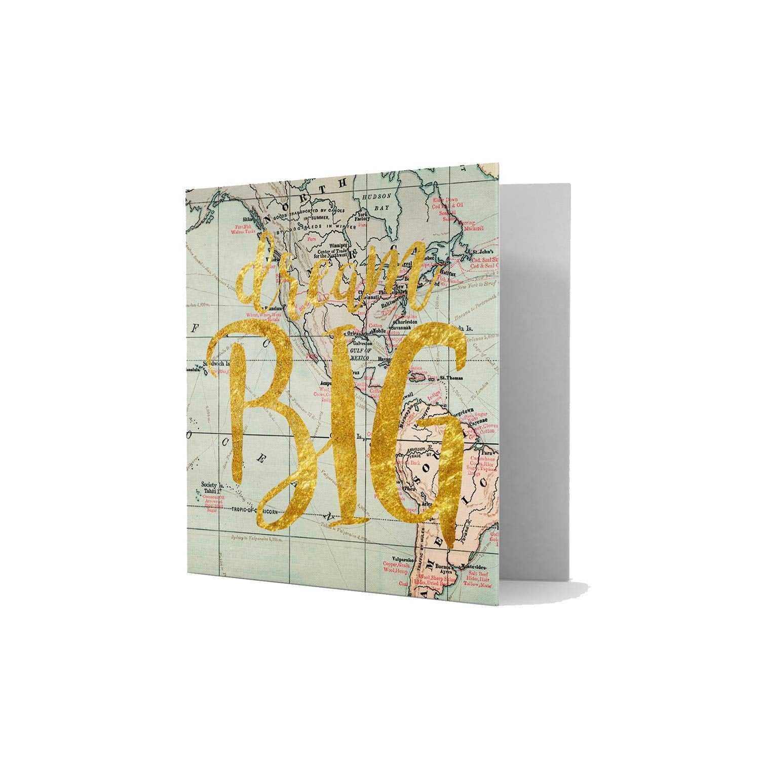Dream BIG Greeting Card 7 x 7 cm