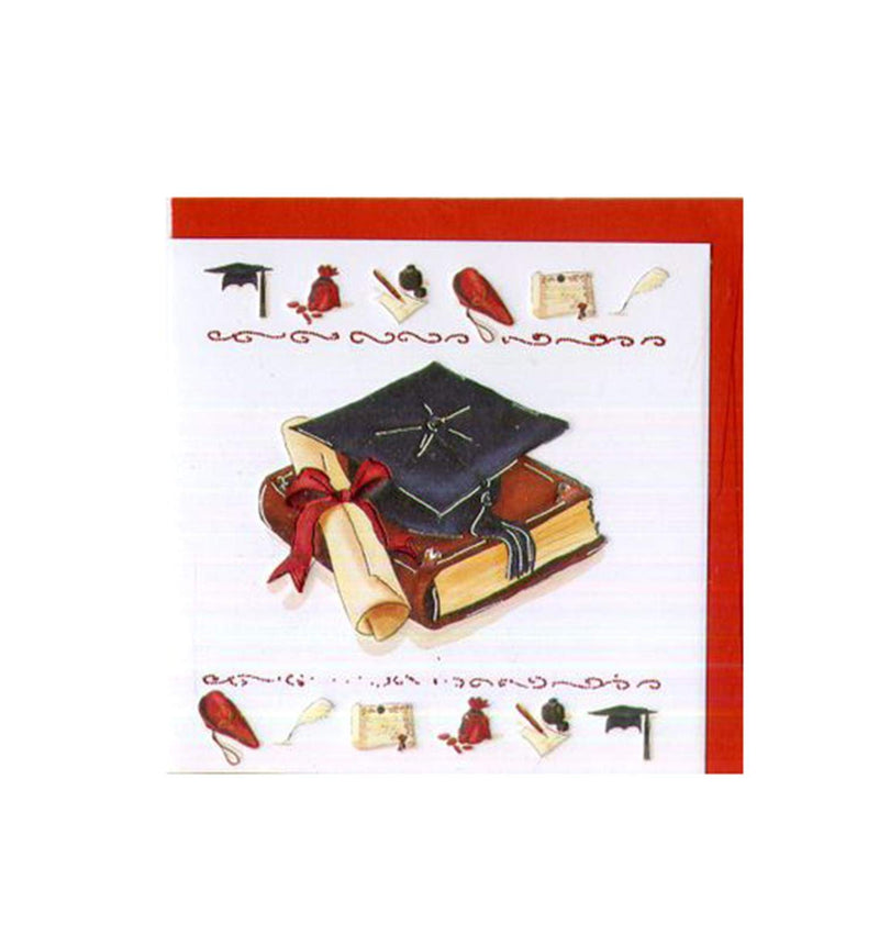 Graduation Congratulations Card, 7 x 7 cm