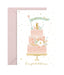 Wedding Congratulations Card with Cake, 11.5 x 17 cm