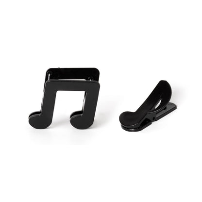 Legami - Set di 6 Clip Chiudi Pacco, per Chiudere le Confezioni, 5,5x5 cm, Tema Musical note