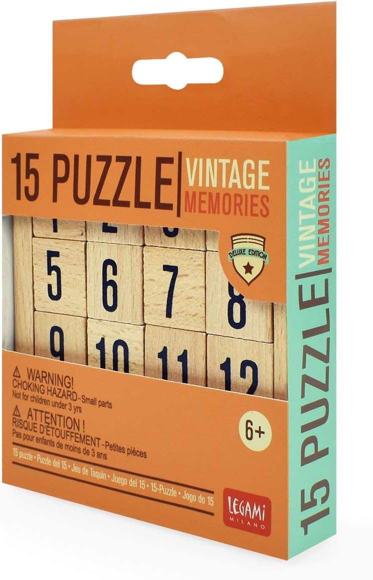 Legami FIP0001 15 Puzzle, Numeric Brain