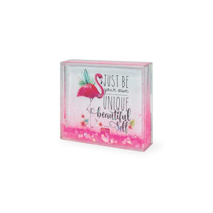 Legami Glitter Photo Frame Small - Flamingo
