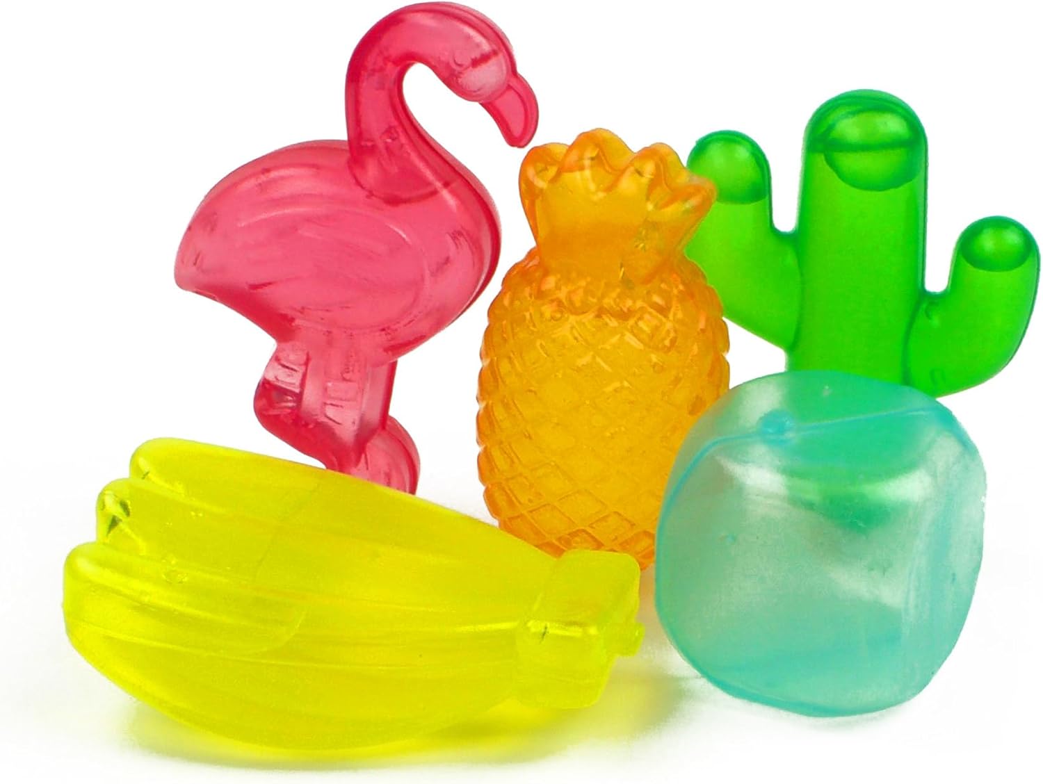 Legami Club Tropicana Reusable Ice Cubes, Pack of 16, Multi-Colour