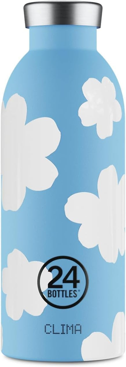 24Bottles Clima Bottle - 500ml Stainless Steel Thermal Water Bottle, Hot 12 Hours, Cold 24 Hours