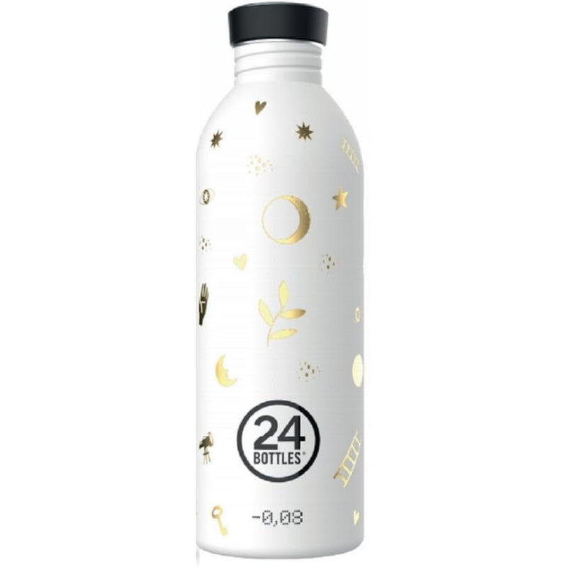 24BOTTLES Urban Bottle - 1 Litre, 500 ml, 250 ml, Thermos Bottle with Lid 100% Airtight Eco Friendly BPA Free Stainless Steel with Italian Design