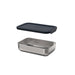 24BOTTLES - Stainless Steel Lunch Box 18.5 x 11.8 x 4.7 cm, Lunch Box for Lunch and Snacks for Office and School, Lunch Box with Silicone Closure, Space Saving Lunch Box