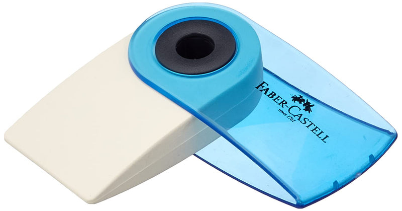 Faber-Castell 182412 Radierer Sleeve Mini Translucent Writing Instrument, Random Color, 1 Piece