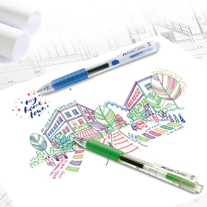 Faber-Castell Gel pen Fast Gel 0.7 wallet of 6