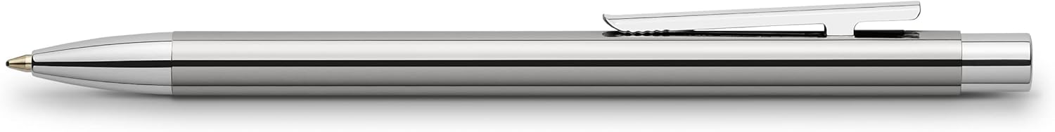 Faber-Castell 342020 Neo Slim Stainless Steel Ballpoint Pen