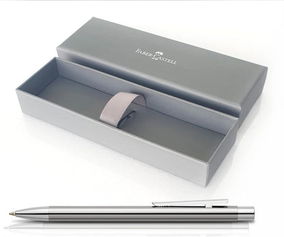 Faber-Castell 342020 Neo Slim Stainless Steel Ballpoint Pen