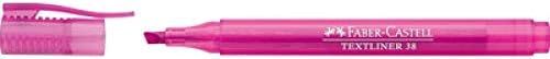 Faber Castell 157721"Textliner 38" Highlighter - Red