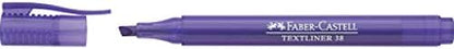 Faber Castell 157721"Textliner 38" Highlighter - Red