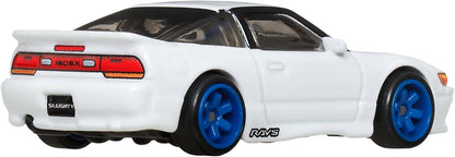 Hot Wheels Premium Car Culture 2er-Pack im Maßstab 1:64, Einzigartige Zusammenstellungen, Real Riders Reifen, Metall/Metall Karosserie, Spielzeug für Sammler, JBK96