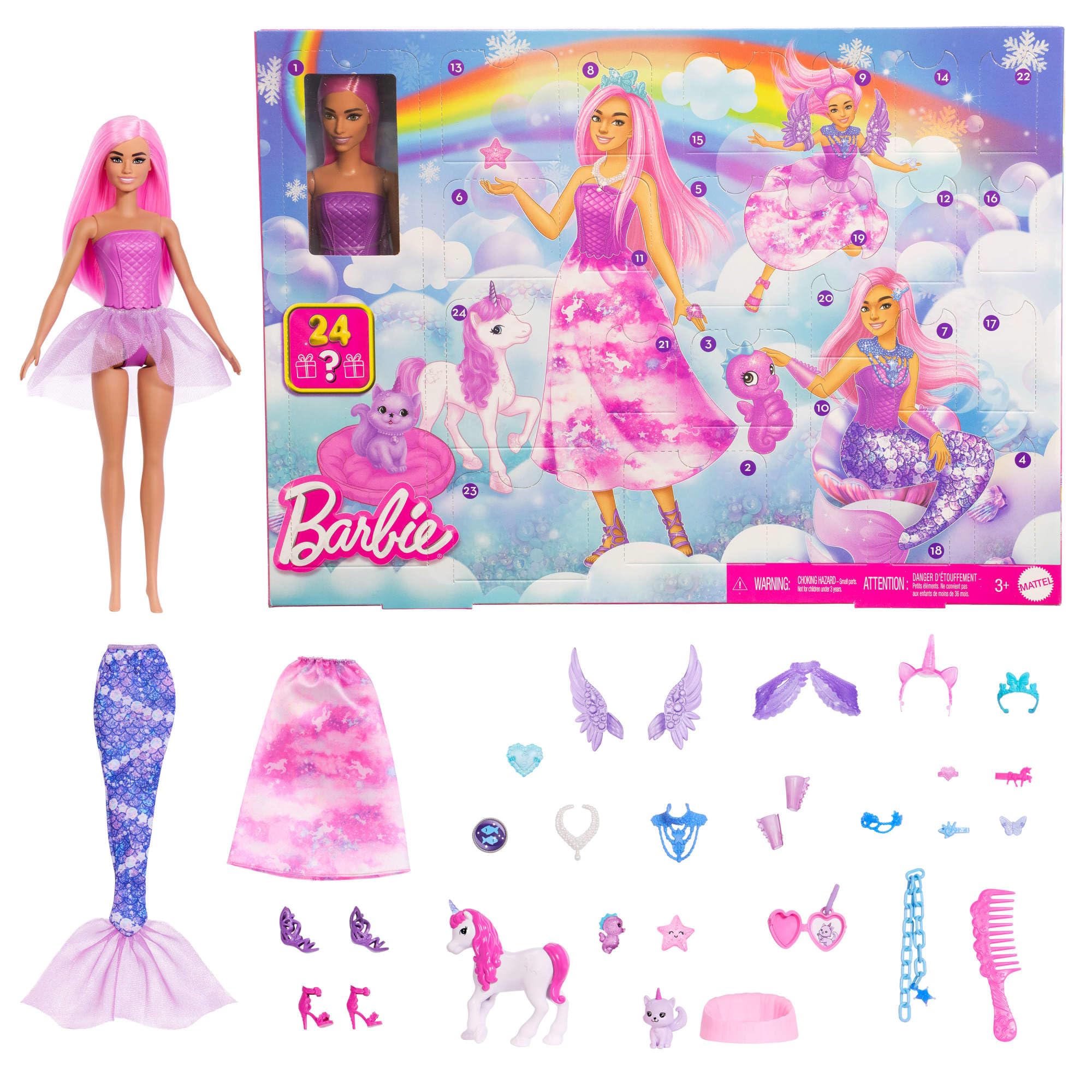 Barbie Advent Calendar With Doll Fantasy