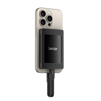 Lexar SL500M External SSD with Magnetic Set 2TB for Creator, Support ProRes 4K Video, Portable SSD USB3.2 Gen2x2, up to 2000MB/s Read, Compatible with iPhone 15 16 Series/Mac/PS5/XBOX/Laptop/PC