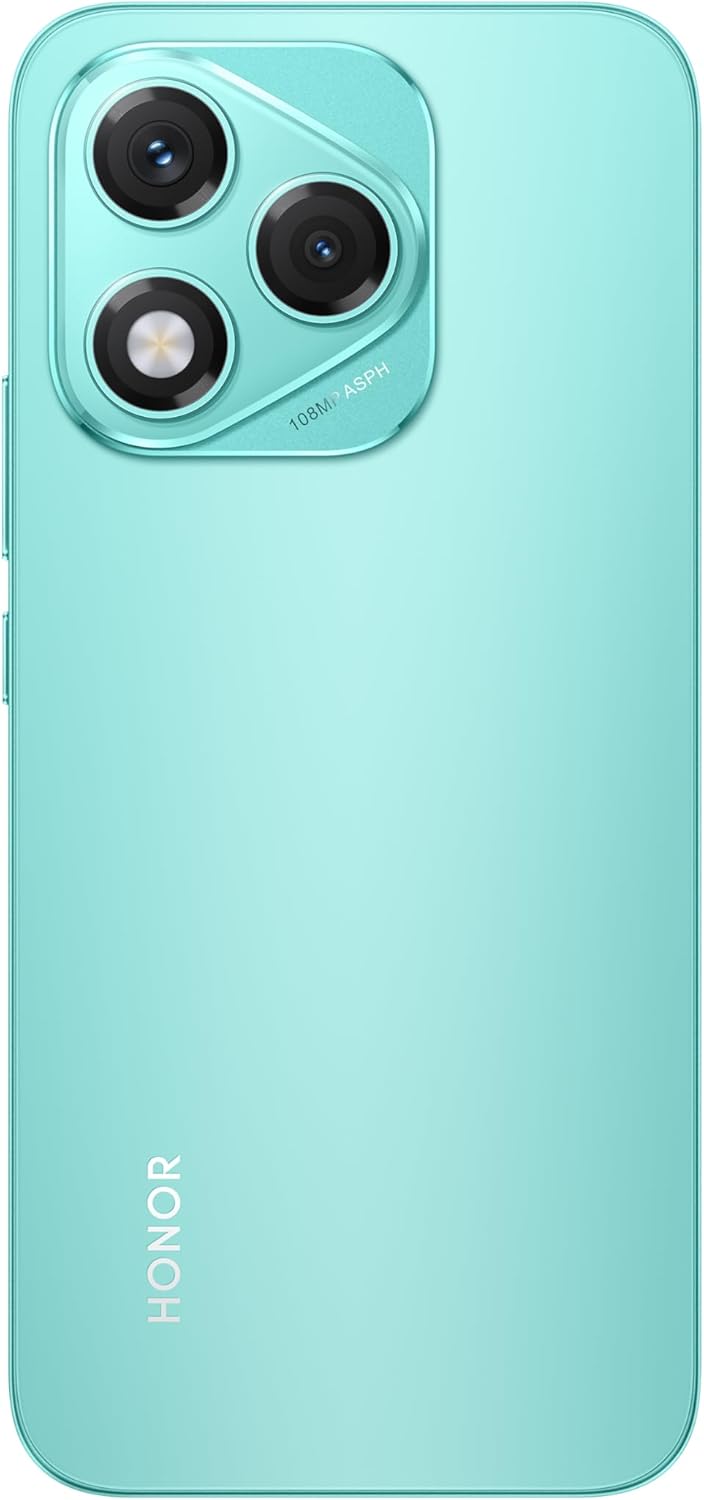 HONOR 400 Lite Unlocked 5G Smartphone, AI Camera Button,108MP Street Style Portrait,8GB+256GB, IP64 Water Resistance,3500nits AMOLED Display,Dual SIM,Android 15,Marrs