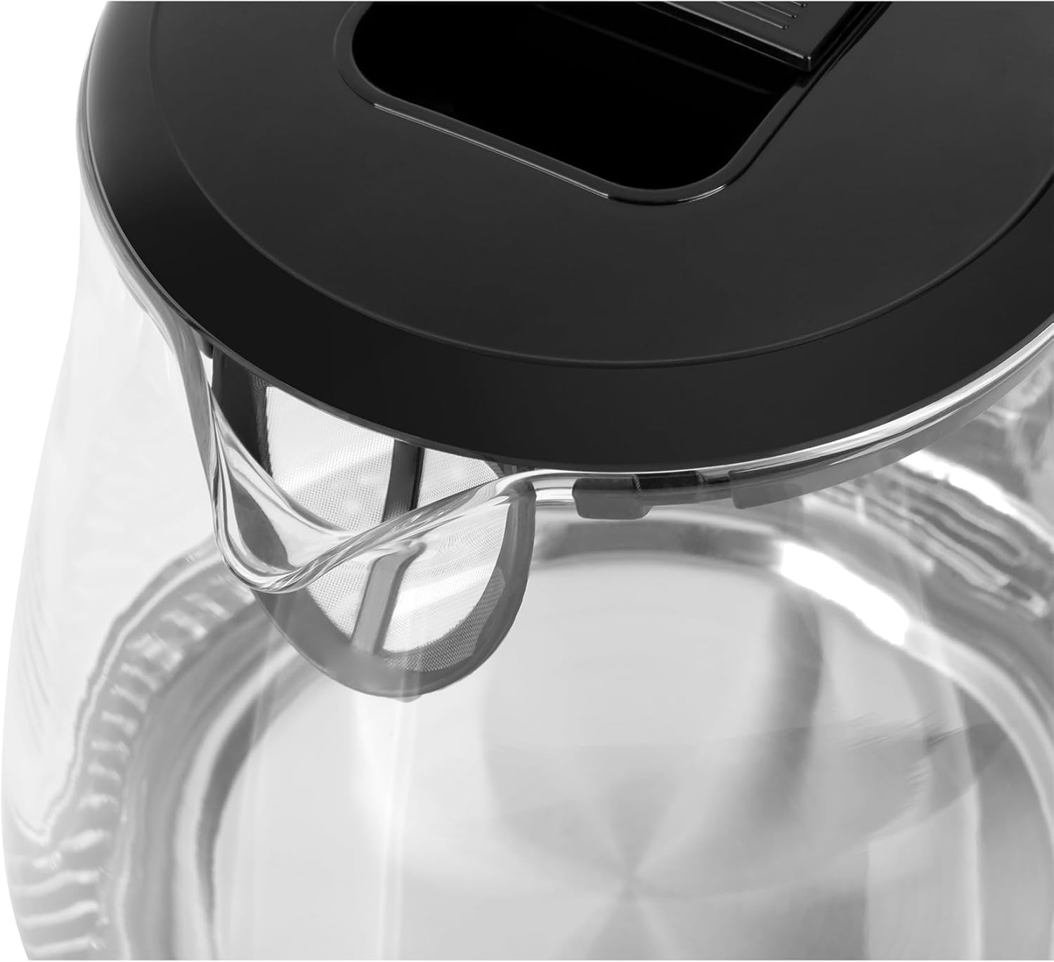 Teesa: Electric Kettle Glass Black